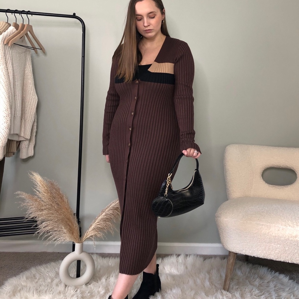 Colorblock dress
